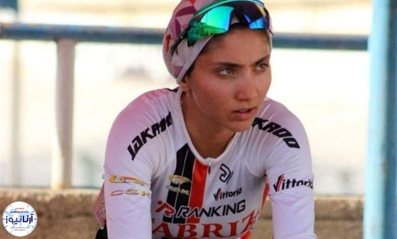 سوختگی دختر رکابزن ایران